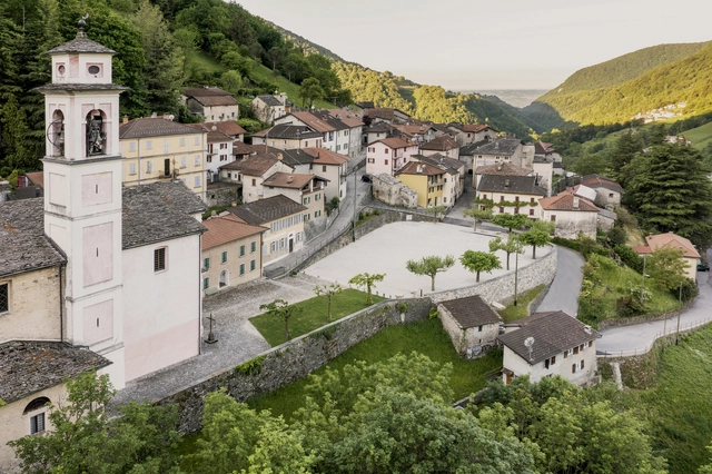 Plaza Cabbio / Enrico Sassi Architetto - Fotografía exterior, Paisaje Y Arquitectura, Fachada