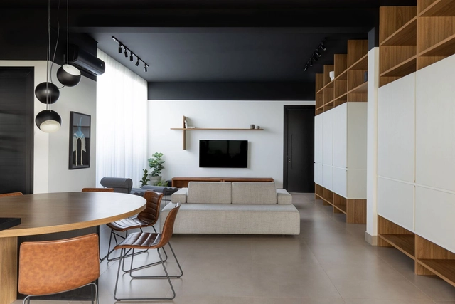 Casa Saturno / Flipê Arquitetura - Fotografia de Interiores, Interiores Residenciais, Cozinha, Mesa, Iluminação, Cadeira