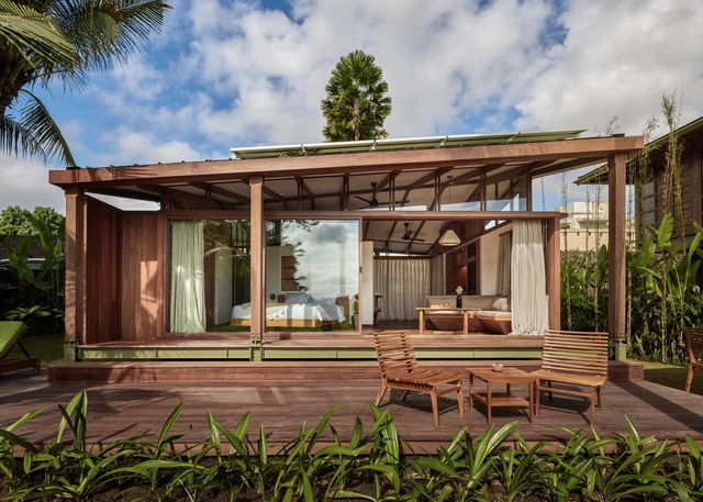 Studio N / Stilt Studios - Exterior Photography, Houses, Deck, Door, Facade, Beam, Chair