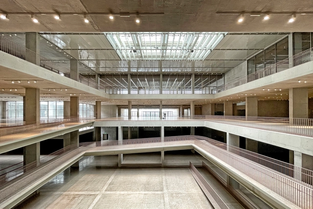 Museo Nacional del Perú (MUNA) / leonmarcial arquitectos - Fotografía interior, Museo, Fijación Vigas