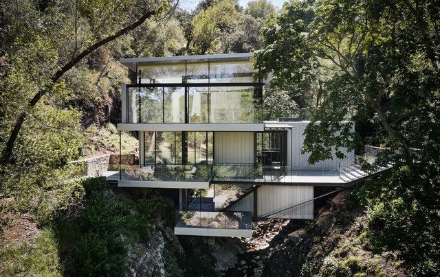 Suspension House / Fougeron Architecture - Exterior Photography, Extension, Facade, Forest