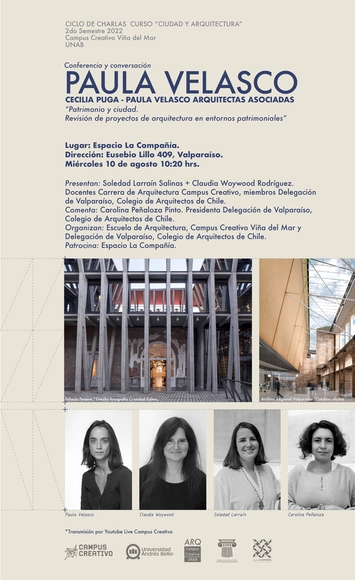 Conferencia y conversación con Paula Velasco: Patrimonio y Ciudad - Imagen Principal