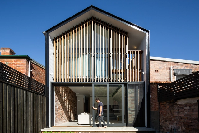 Juliet House Camperdown / Adriano Pupilli Architects - Exterior Photography, Houses, Facade, Door, Stairs