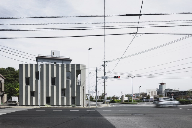 岛原办公室 / Design Associates Nakamura - 图纸, 办公建筑, 表皮