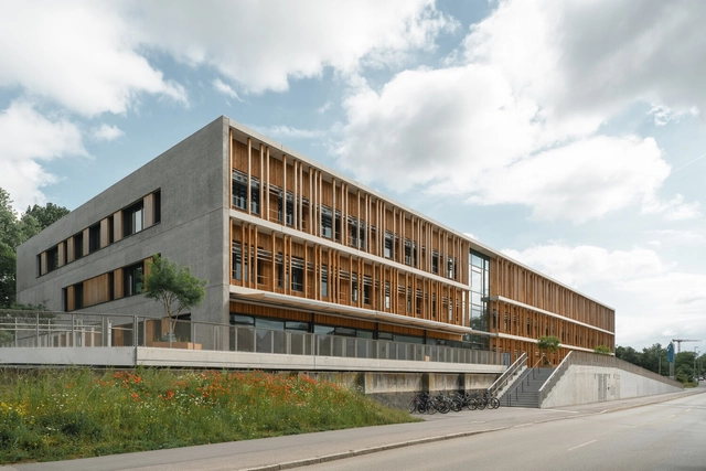 慕尼黑工业大学可持续化学楼 / Schuster Pechtold Schmidt Architekten - 建筑图, 教育建筑, 表皮