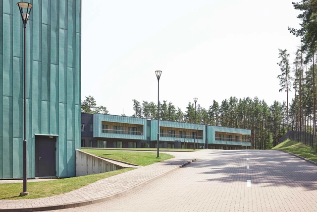 Sportsmen Training Center in Druskininkai / Architektūros linija  - Exterior Photography, Recreation & Training, Facade