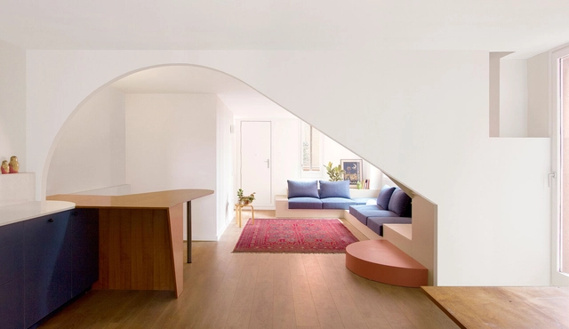 Reforma de una vivienda en el edificio Walden-7 / Bonell+Dòriga - Fotografía interior, Renovación, Dormitorio, Camas