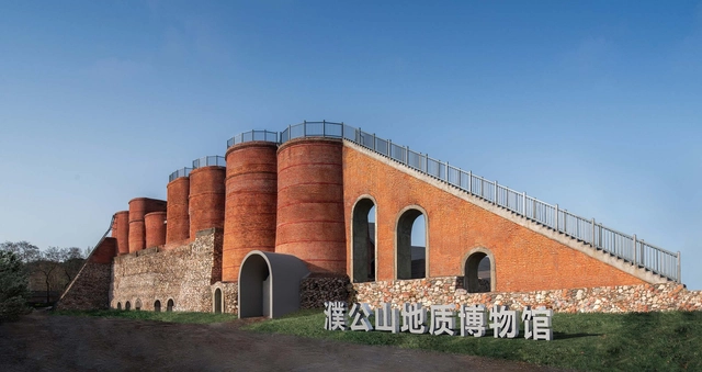 Pugong Mountain Geology (Lime Mine) Museum / Professor Li Baofeng's Studio of HUST - Exterior Photography, Renovation, Facade, Arch, Arcade