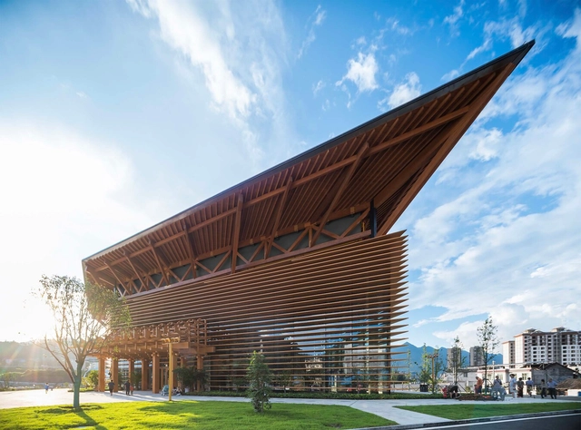 Chinese Tujia Pan-Museum Complex / Professor Li Baofeng's Studio of HUST - Exterior Photography, Museum, Facade