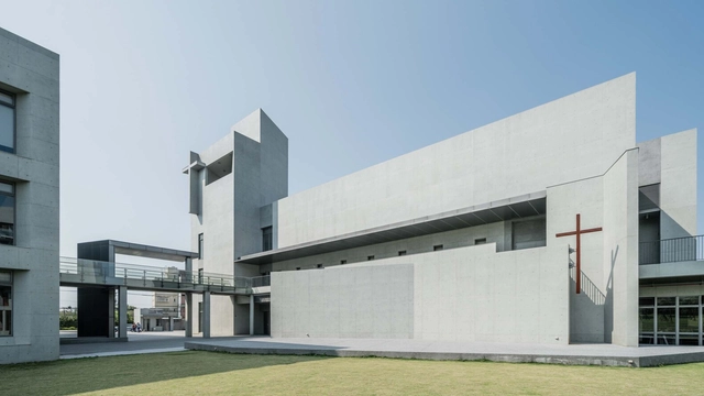 中华福音神研究学院八德校区教堂 / 潘冀联合建筑师事务所 - 建筑图, 小教堂, 表皮