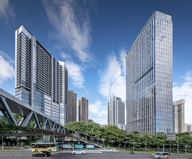 远洋滨海大厦 / 森磊国际 - 建筑图, 办公设施, 表皮, 城市