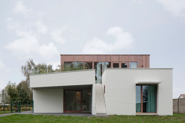 HEIDE住宅 / Luchtschip Architectuur  + Architectuuratelier Vos - 建筑图, 独立住宅, 表皮, 门