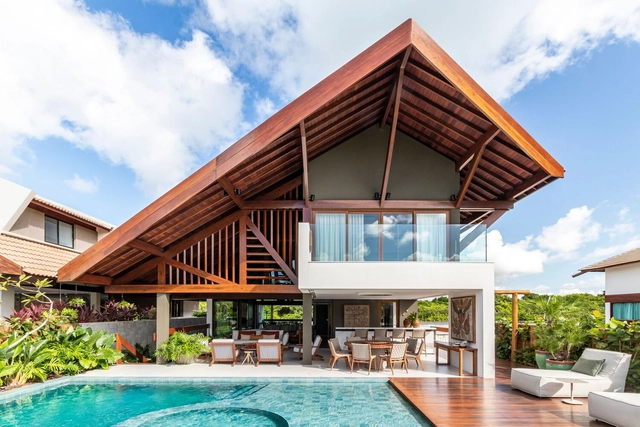 Casa de Descanso - Muro Alto / Pontual Arquitetos + Porto Neves Arquitetura - Fotografia de Exterior, Interiroes De Casas, Terraço, Fachada, Cadeira