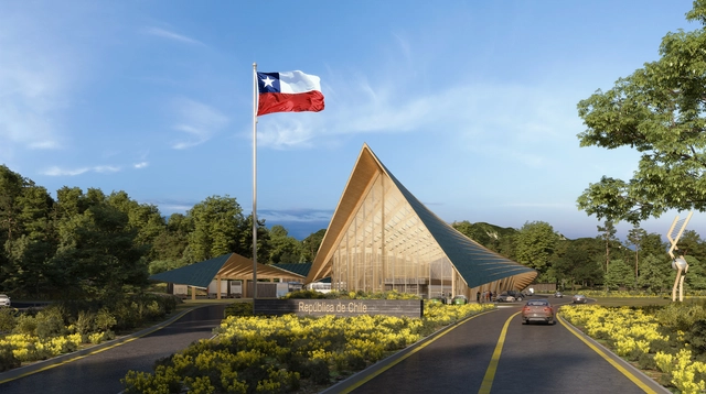 Ennead Architects Unveils Mass Timber Chilean-Argentine Border Station Inspired by Local Topography and Culture - Featured Image
