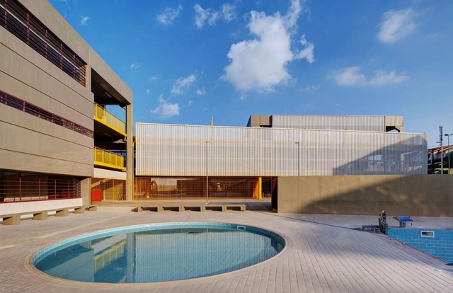 Parque do Carmo 联合教育中心 / SIAA + HASAA - 建筑图, 研究所, 表皮