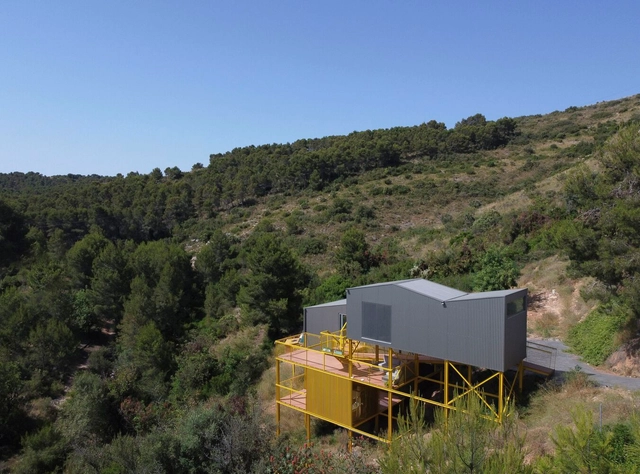 Casa industrializada rNrH / Juan Marco arquitectos - Fotografia de Exterior, Casas, Floresta