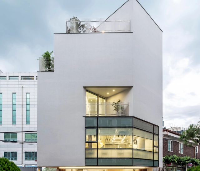 Ohgak 登村洞商店及住宅 / OHOO Architects - 建筑图, 商店, 表皮