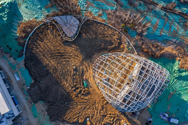 MAD 公布阿那亚漂浮“云中心”最新建造细节 - 主图