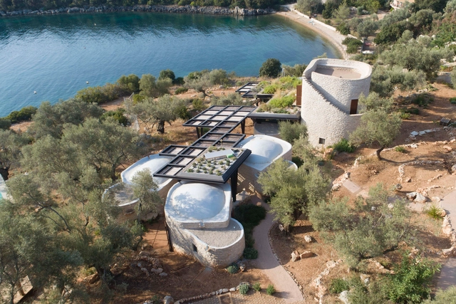 希腊田园石屋 / Hiboux ARCHITECTURE - 建筑图, 独立住宅, 海岸