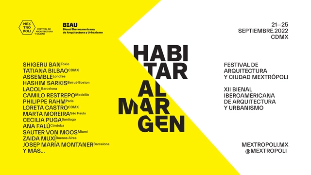 XII Bienal Iberoamericana de Arquitectura y Urbanismo presenta su programación dentro del Festival MEXTRÓPOLI 2022 - Imagen Principal
