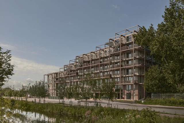 Leyhof Apartments / Studio Ard Hoksbergen + Workshop Architecten - Exterior Photography, Apartments, Facade