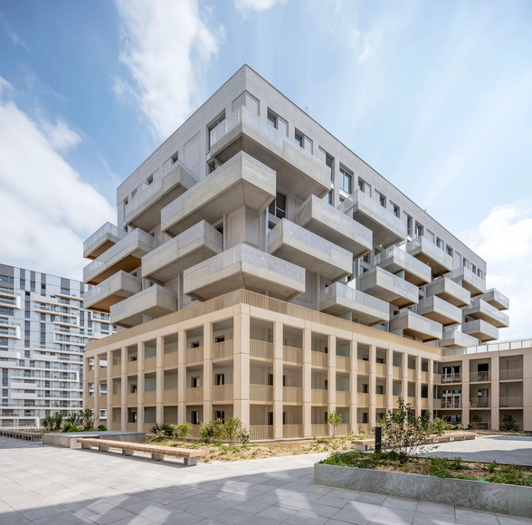 77 Housing Units  / CoBe Architecture & Paysage - Exterior Photography, Apartments, Facade