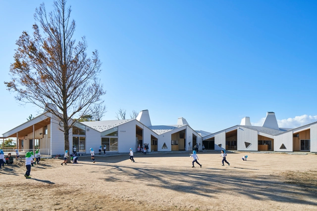 Guardería YNS Yamaikarashi / Takeru Shoji Architects - Fotografía exterior, Guardería, Fachada