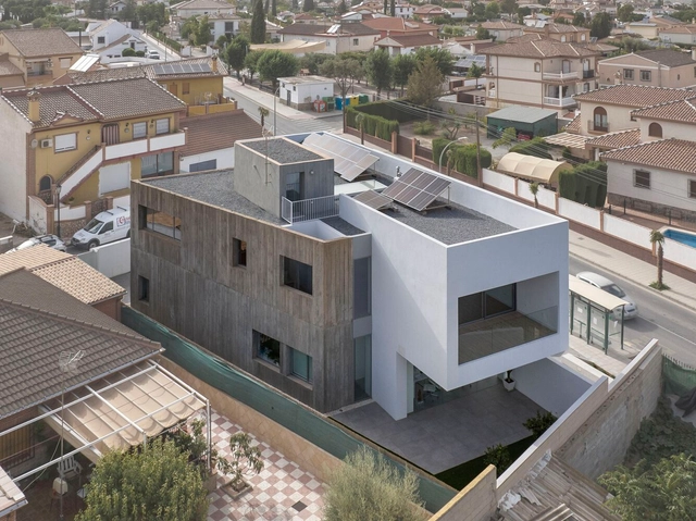 Farmacia - vivienda ARM  / O·CO arquitectos - Fotografía exterior, Farmacia, Fachada