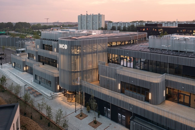 TEC H.C. Ørsted Gymnasium / Sweco Architects - Exterior Photography, Elementary & Middle School, Facade, Cityscape