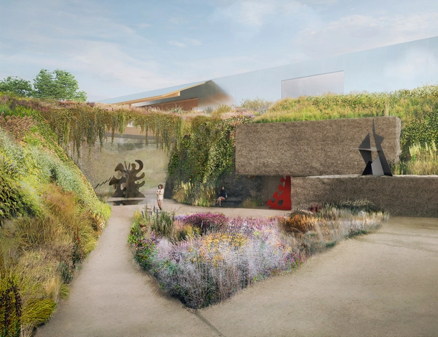 Herzog & de Meuron projeta jardim para abrigar obras de Alexander Calder na Filadélfia - Imagem de Destaque