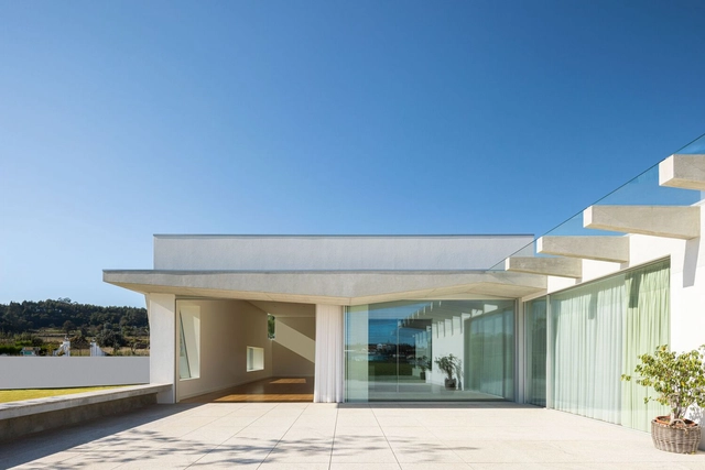 Casa en Brufe / OVAL - Fotografía exterior, Casas, Fachada, Puerta