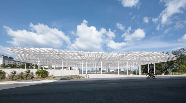Anfiteatro Moody em Waterloo Greenway / Thomas Phifer and Partners - Fotografia de Exterior, Teatro, Fachada