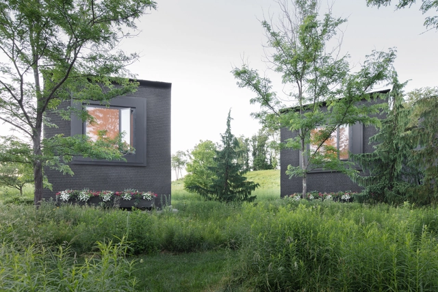 哈德逊河谷之家 II / Thomas Phifer and Partners - 建筑图, 独立住宅, 花园, 表皮, 森林
