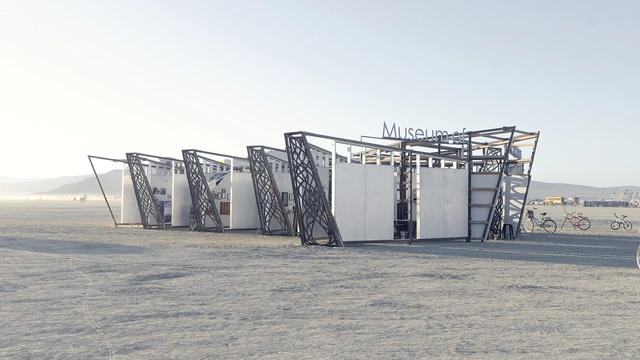 The Museum of No Spectators Burning Man 2022 / John Marx + J Absinthia Vermut - Exterior Photography, Pavilion, Facade, Coast