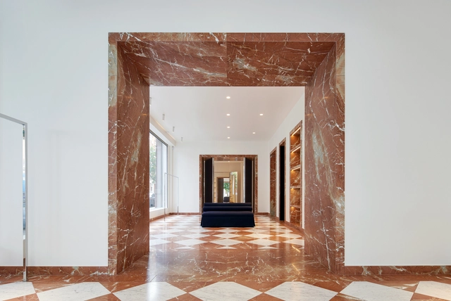 Emilia Wickstead’s Flagship Store / Nenmar - Interior Photography, Retail Interiors, Door, Arch, Facade, Lighting