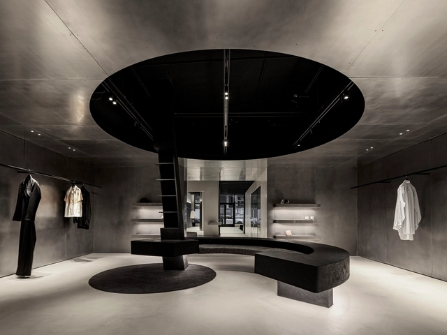 SVRN Store Chicago / WGNB - Interior Photography, Retail Interiors, Lighting