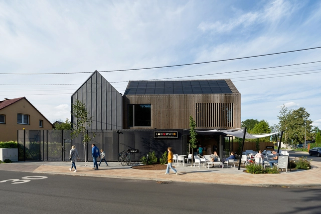 Lodowato Ice Cream Parlor / Paradox - Exterior Photography, Coffee Shop Interiors, Facade