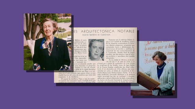 Un homenaje a María Luisa Dehesa: la primer mujer arquitecta de México - Imagen Principal