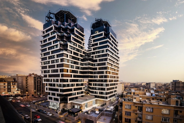 Mika 双子塔 / Alidoost and Partners + Mika - 建筑图, 居住建筑, 表皮, 城市