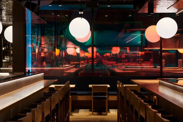 Yakimono Restaurant / Russell & George - Interior Photography, Restaurant, Table