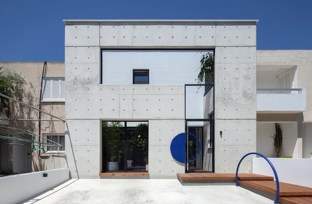 Domus Laetitiae House in a Refugee Settlement  / Studio Kyriakos Miltiadou - Exterior Photography, Houses, Door, Facade