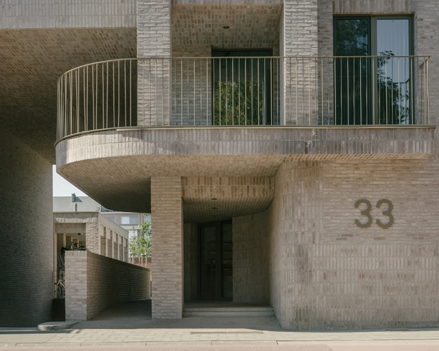 Residencial Trichterpoort / a2o architecten + De Gouden Liniaal Architecten - Fotografia de Interiores, Apartamentos, Fachada, Pilar, Arco