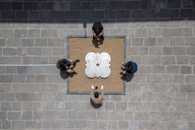9 instalaciones reflexionan sobre la migración en México e intervienen patios históricos en Puebla - Imagen Principal