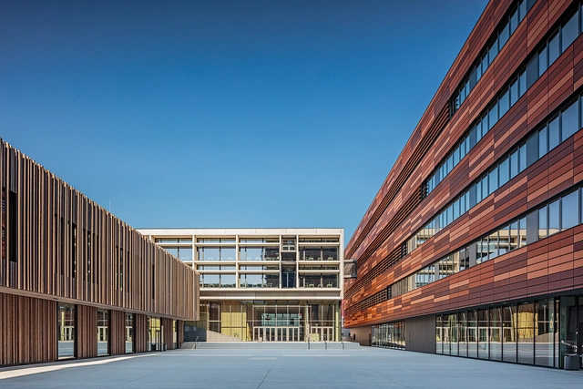 林茨医学院 / LORENZATELIERS - 建筑图, 零售建筑, 表皮