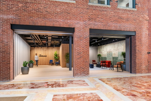 Oliver 街 131 号  / Krueck Sexton Partners - 建筑图, 办公室内设计, 表皮, 门, 椅子, 板凳