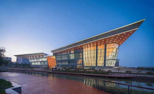 响水文化艺术中心 / ATAH介景建筑 - 建筑图, 文化中心, 表皮