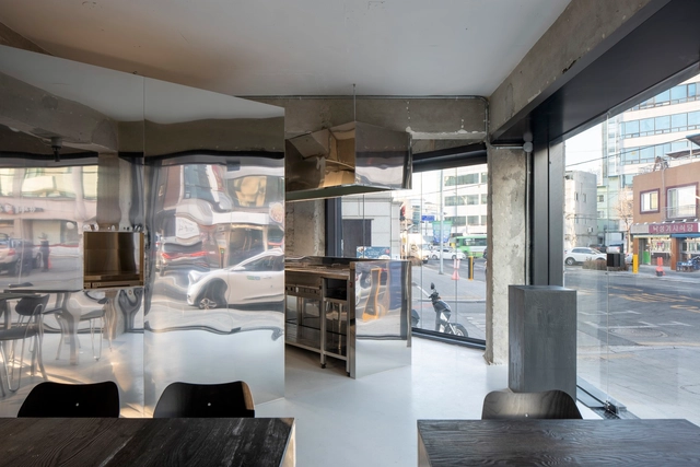 Chinmok Restaurant / Workment + Malf - Interior Photography, Restaurant, Kitchen, Table, Chair