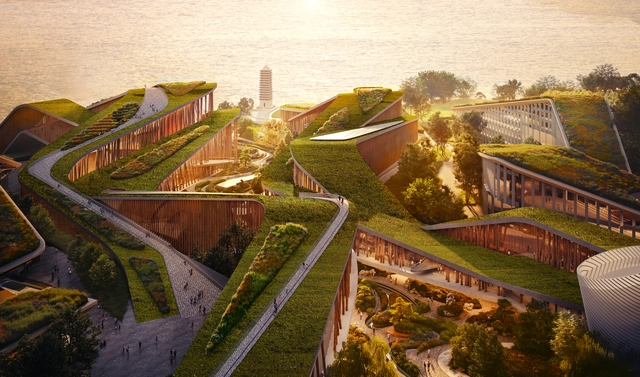 Büro Ole Scheeren Wins Competition to Design a Winemakers Campus and Tourism Complex in Yibin, China - Featured Image