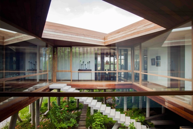 Esmeralda House  / Cazú Zegers Arquitectura - Interior Photography, Houses, Deck, Facade, Handrail, Beam, Chair