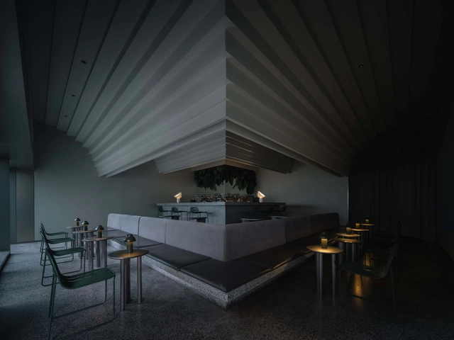 Sage Bar / OFFICE AIO - 室内图, 酒吧, 椅子, 桌子